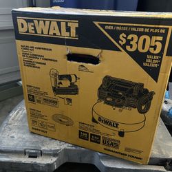 Dewalt Compressor And nailgun