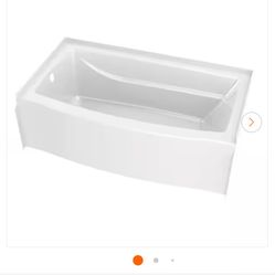 Delta Classic Curve 60x32 Inch Tub For Tub Wall Or For Tub Install 
