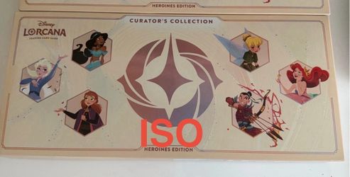 ISO Lorcana Heroine Curator box Have Ch1 booster box for trade