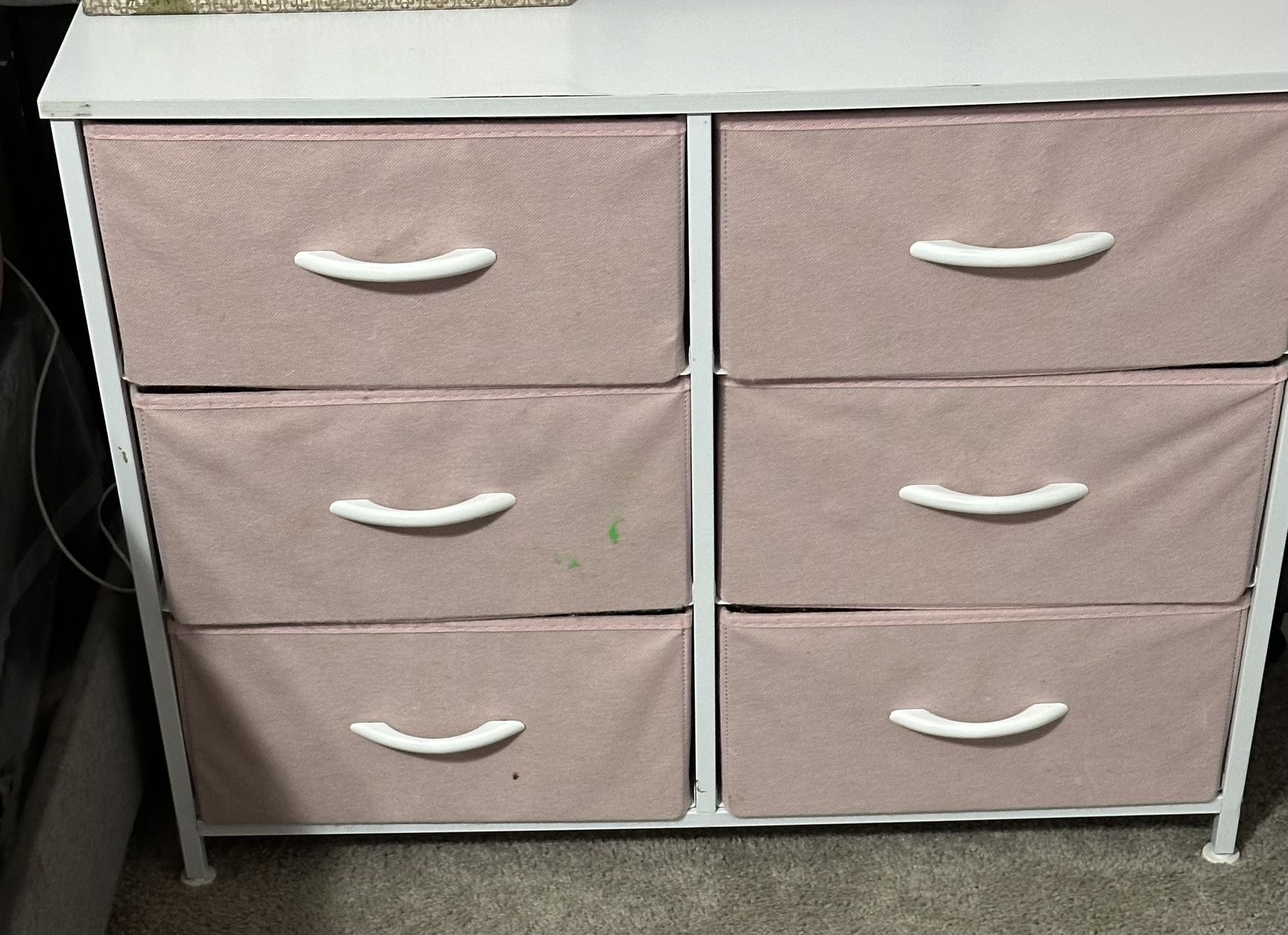 Dresser with 6 Drawers Furniture Storage Tower Unit for...