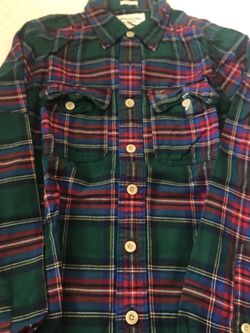 M Abercrombie flannel long sleeve