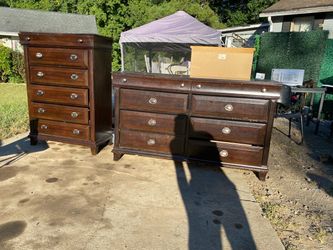 2 piece dresser and Chester