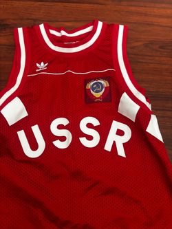 Adidas USSR Basketball Jersey #9 retro  size L adult
