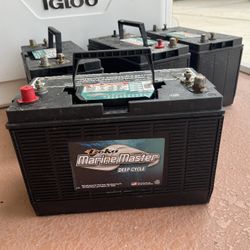 4- Marine Master DEEP CYCLE Type 31 Batteries 