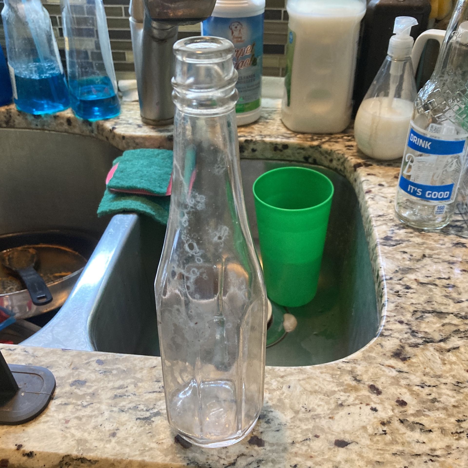 Ketchup Bottle 9.75 In 8 Sided