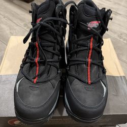 NEW Red Wing Flex Force 6671 Black Aluminum Safety Toe Hiking Boots - Men's 9.5 (E2/W2)