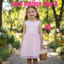 DRESS GREAT CONDITION FOR GIRLS SIZE 8 BUT RUN SMALLER 5/6 M15 010626