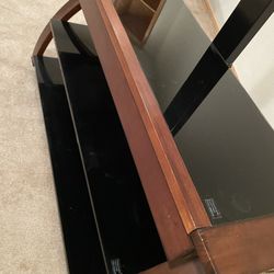 Black And Brown Tv Stand