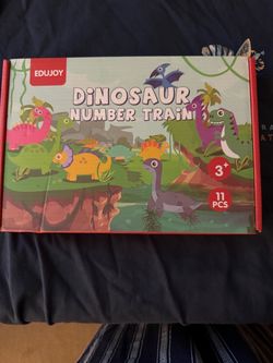 Colorful Dinosaur Number Train 11 Pieces Counting Teaching Tool For Kids