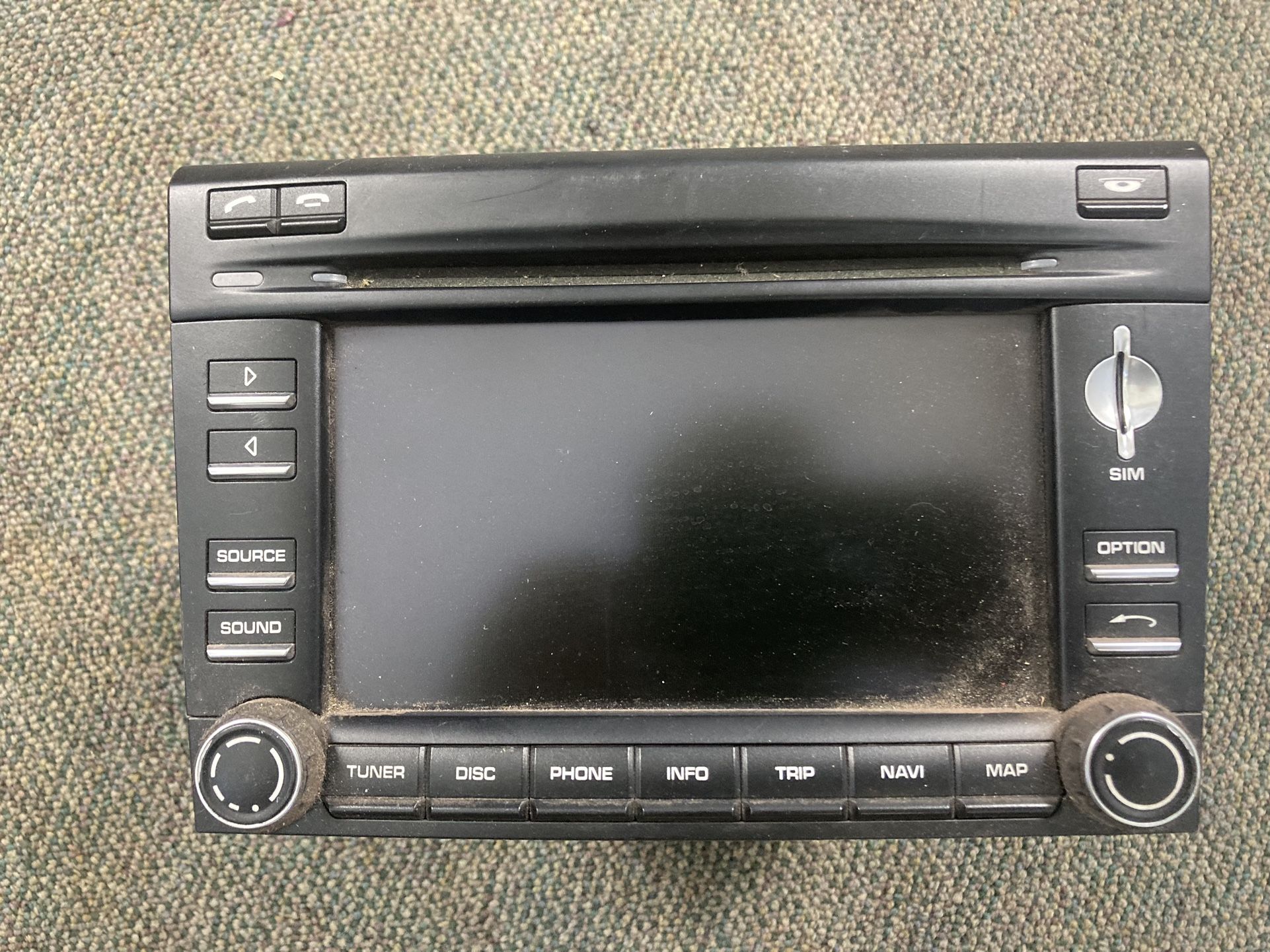 OEM 2011-2012 Porsche Cayman Factory Navigation Am/FM Satellite Radio Cd Player Reciever