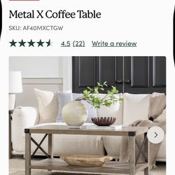 Coffee Table New In Box Grey