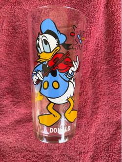 1977 Pepsi Donald Duck Glass Tumbler
