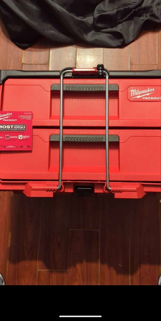 Milwaukee Packout 2 Drawer Tool Box Brand New 