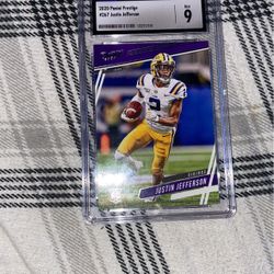 Justin Jefferson Panini Prestige 