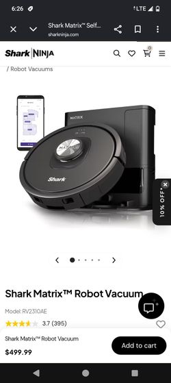 Shark Matrix Robot Vacuum with Self-Empty Base
