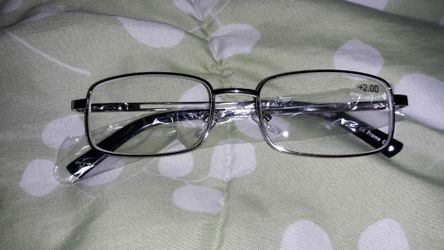 Gamma ray optics +2.00 new reading glasses