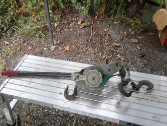 Lug-All Come Along 2250-20 Double Rigged 1125lbs Single Rig Hoist Winch (Beebe)