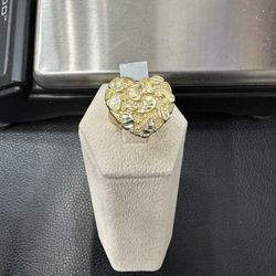 10K Gold Nugget Ring