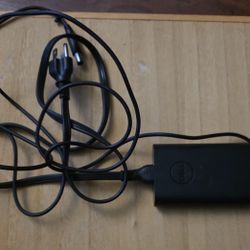Dell 65W AC power adapter with a USB-C connector.  