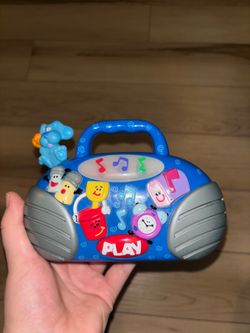 Vintage blues clues toy radio