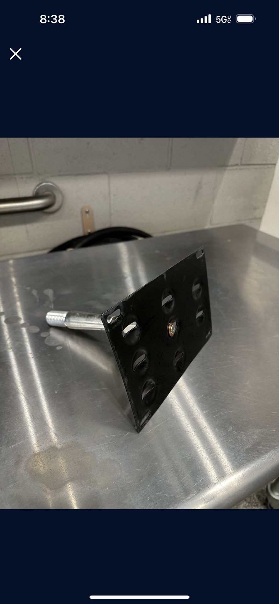 G37/370z Front License Plate Relocation Mount