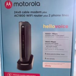 Motorola Cable Modem & Router AC1900