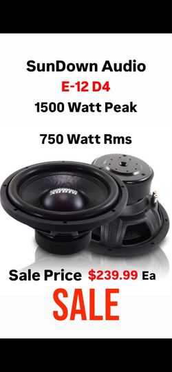 Sun down E-Series 12” On Sale