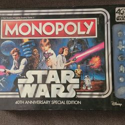 Star Wars Monopoly 40th Anniversary Game