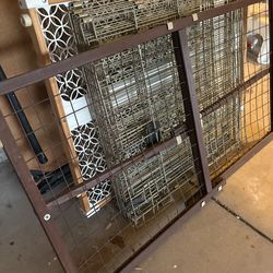 Dog gates and cages