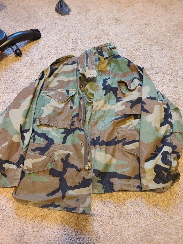 Military Issued Medium Short Woodland Camouflage