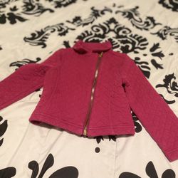 Pink Jacket Little Girl Size 4 Yrs 