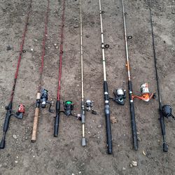 Fishing rods and reels