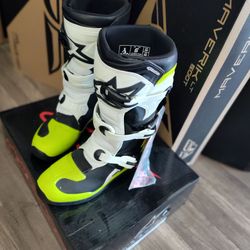 Motocross off-road boots alpinestars tech 3 size 6