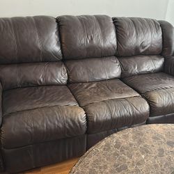 Leather Couch 