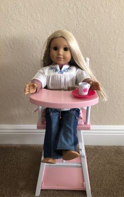 Corolle doll high chair and booster seat