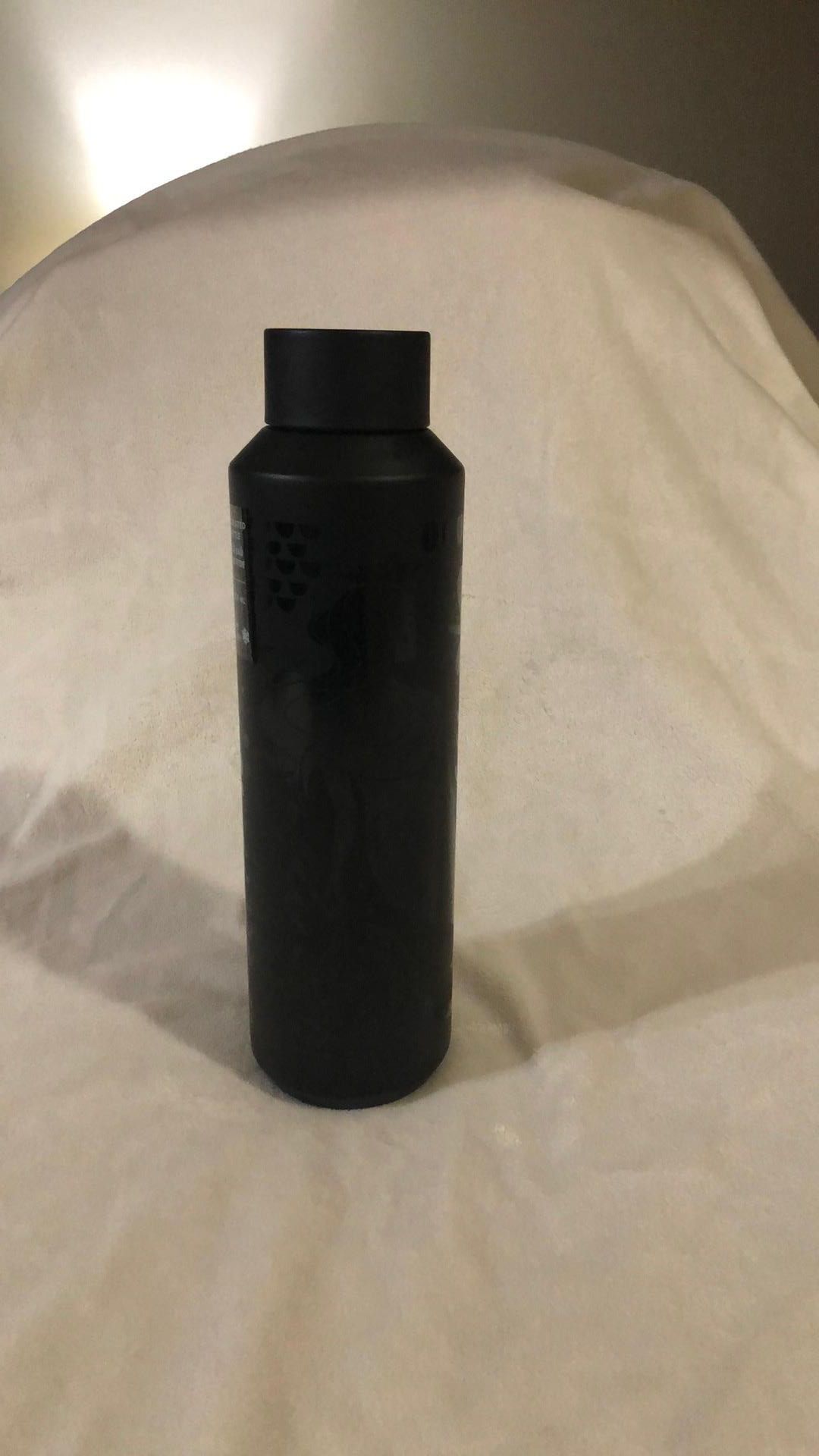 New Starbucks Vacuum Insulated bottle, Black on Black