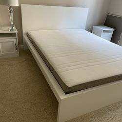 Queen Size Bed Frame And Frame And Matress