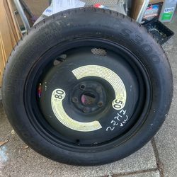 VW SPEAR WHEEL AND TIRE 