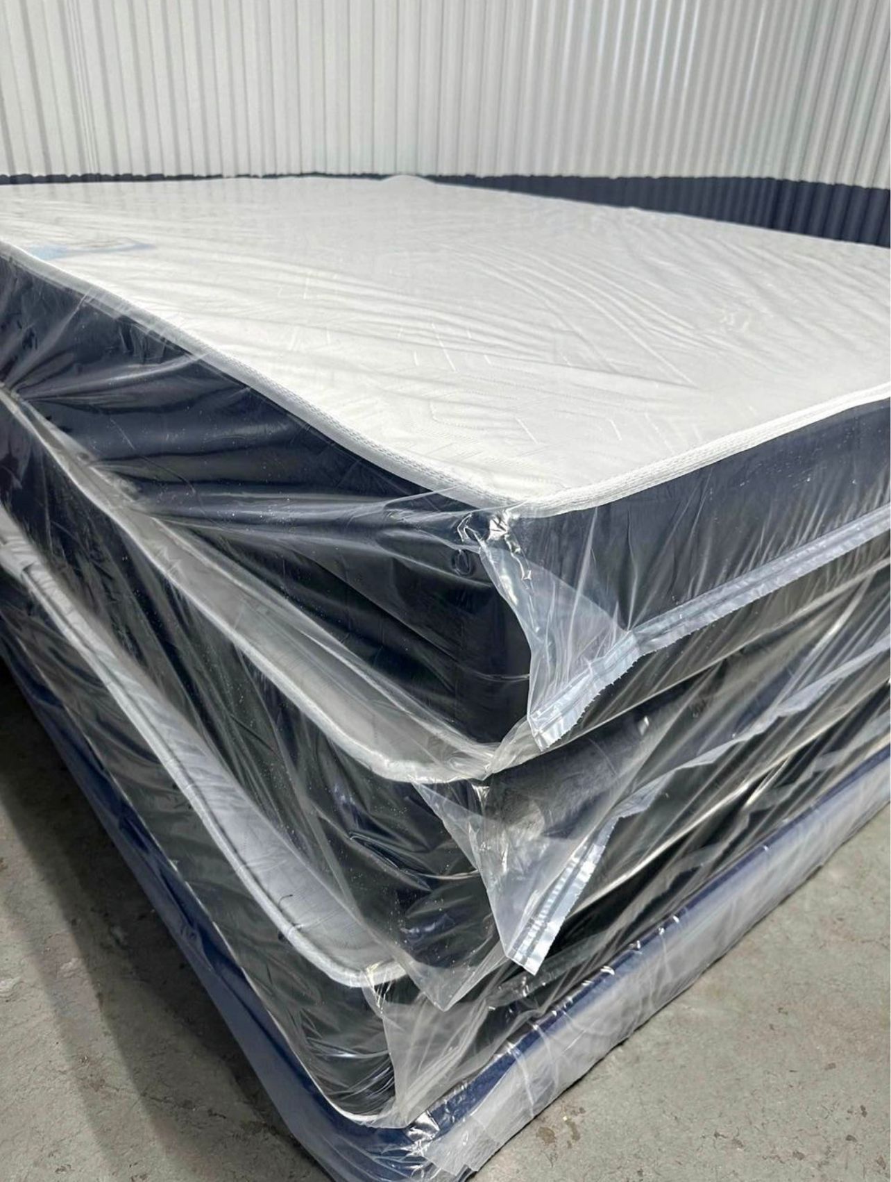 *Free Delivery - New Queen Size Mattress And Boxspring Included