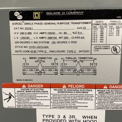 SINGLE PHASE TRANSFORMER 