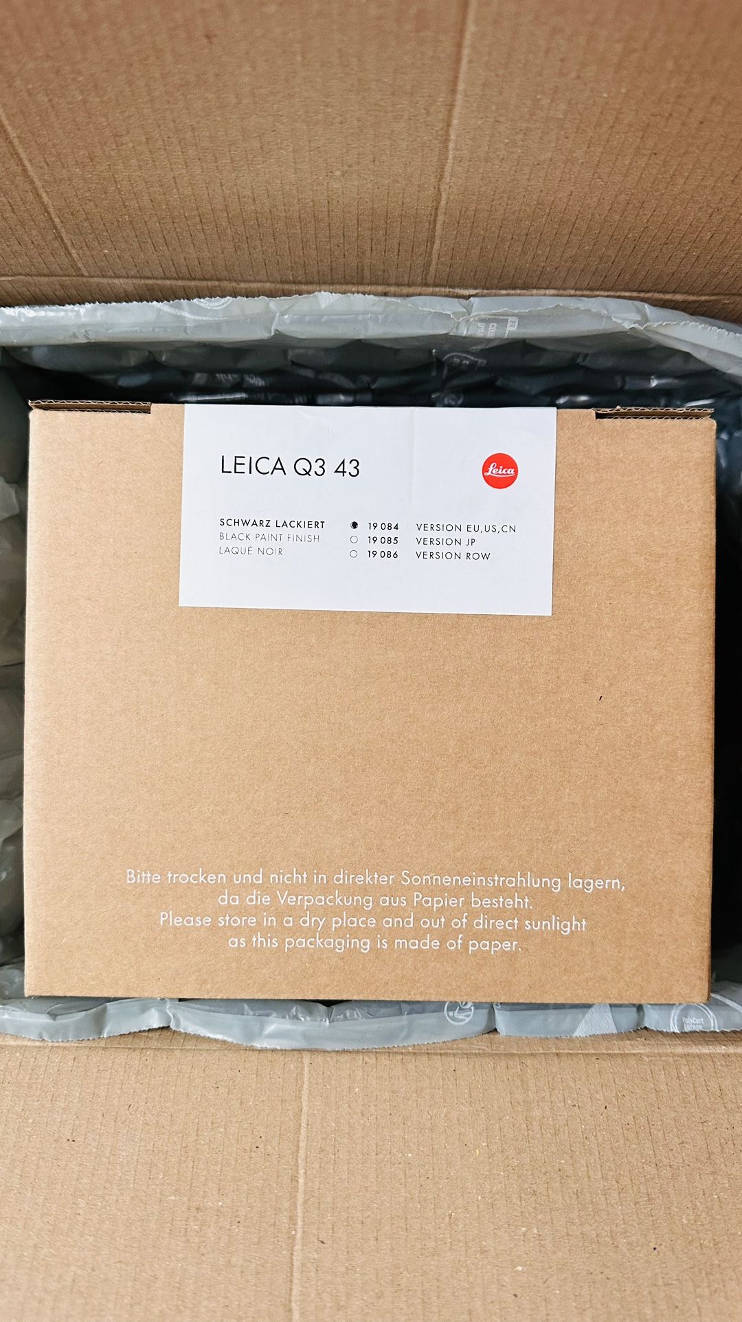 Brand new Leica Q3 43 APO Camera with Receipt