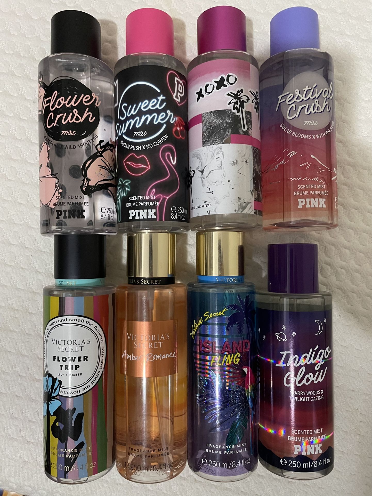 Victoria’s Secret/PINK Fragrance Mist Set/ 8 Pieces