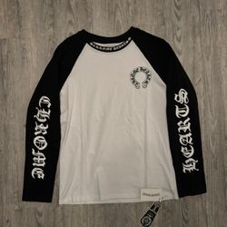 White And Black Chrome Hearts Long Sleeve 
