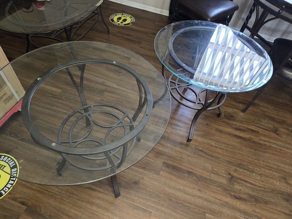 Center And End  Glass Tables
