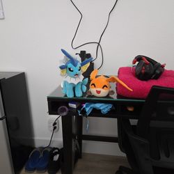 Headphones And Two Plushes