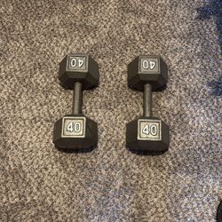 40 lb Dumbells 