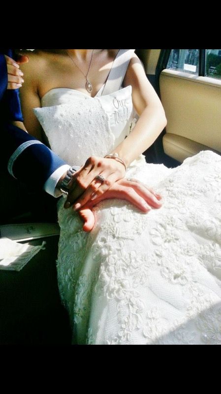 Mermaid lace wedding dress size 4-6