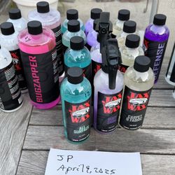 Jax wax detailing Supplies Wax Sealant Tire Shine Car wash
