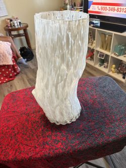 Murano Art Glass Faux Bois Style Vase VINTAGE 1960's-70's