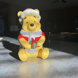 Disney - Winnie the  Pooh Christmas Cookie Jar